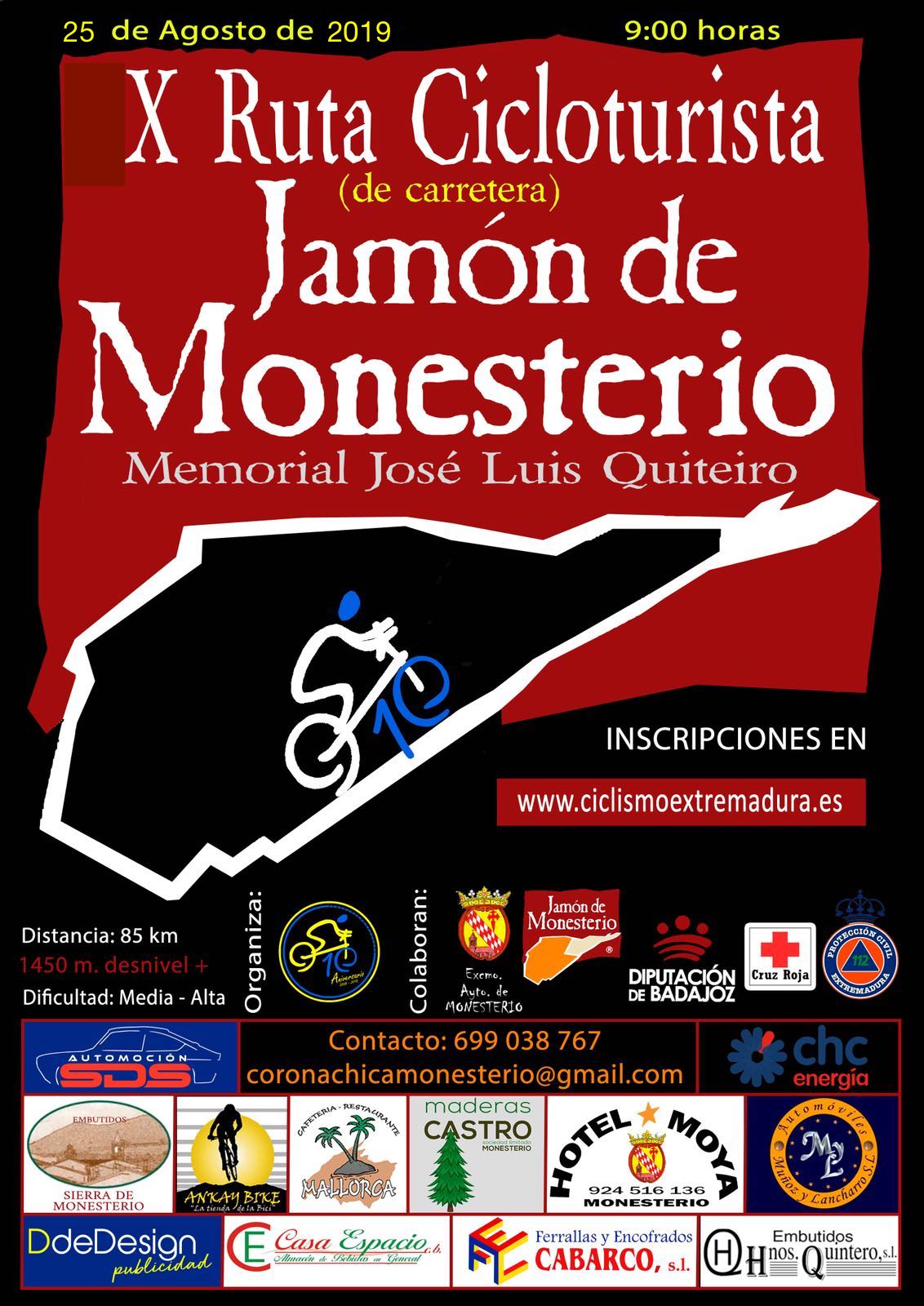 X RUTA DEL JAMÓN DE MONESTERIO 2019